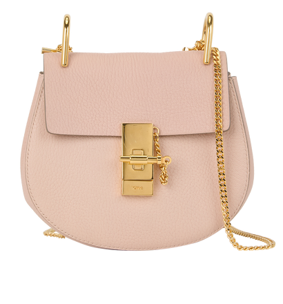 Mini Drew, &pound;330, Handbags, Pink, Leather, Front view